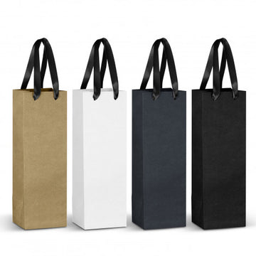 Champagne Ribbon Handle Paper Bag - 125055-13